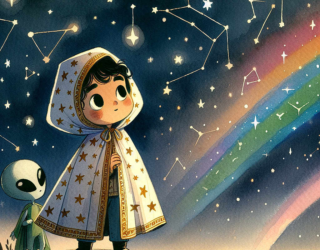 Julian and the Rainbow Chase of the Shadow Planet