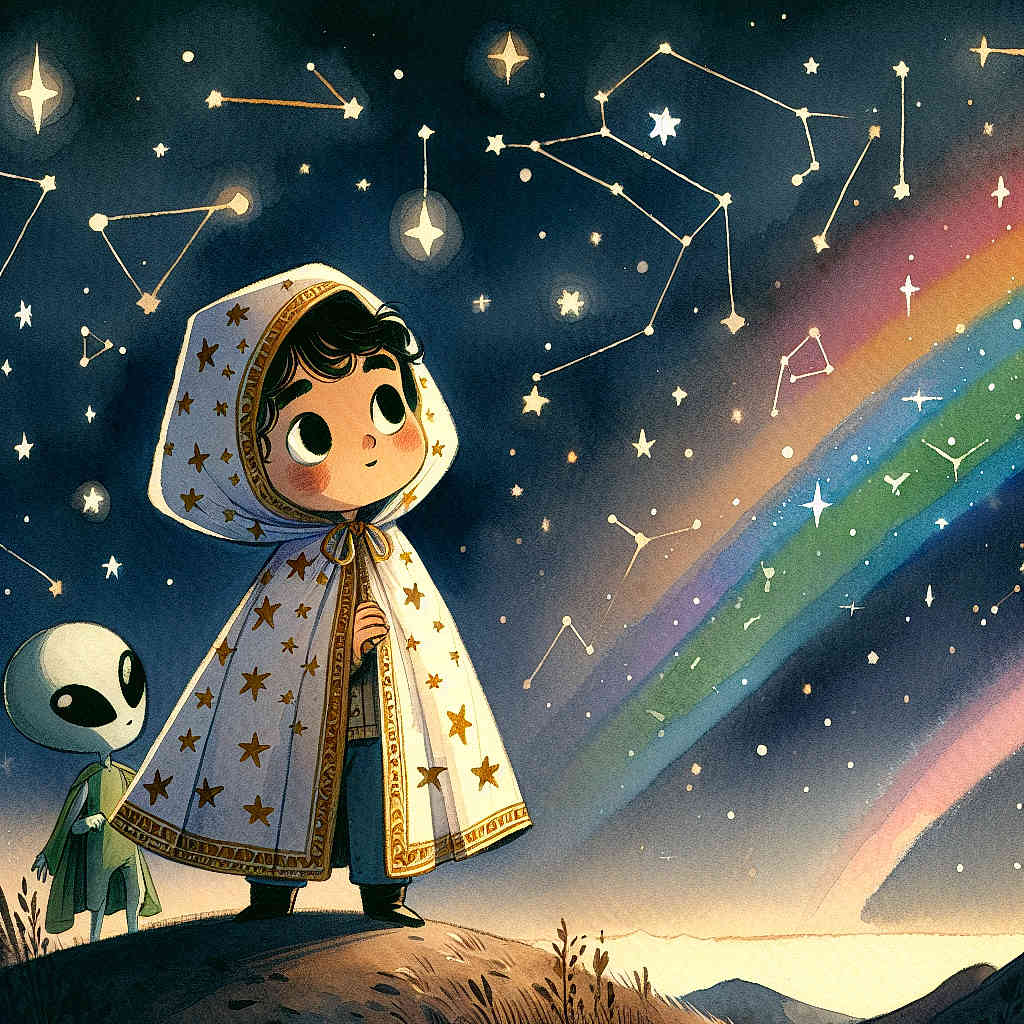 Julian and the Rainbow Chase of the Shadow Planet