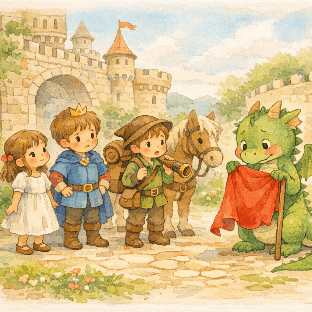 Valentina et le drapeau rouge