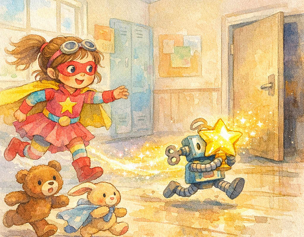 Superhero Girl and the Kindness King Cup