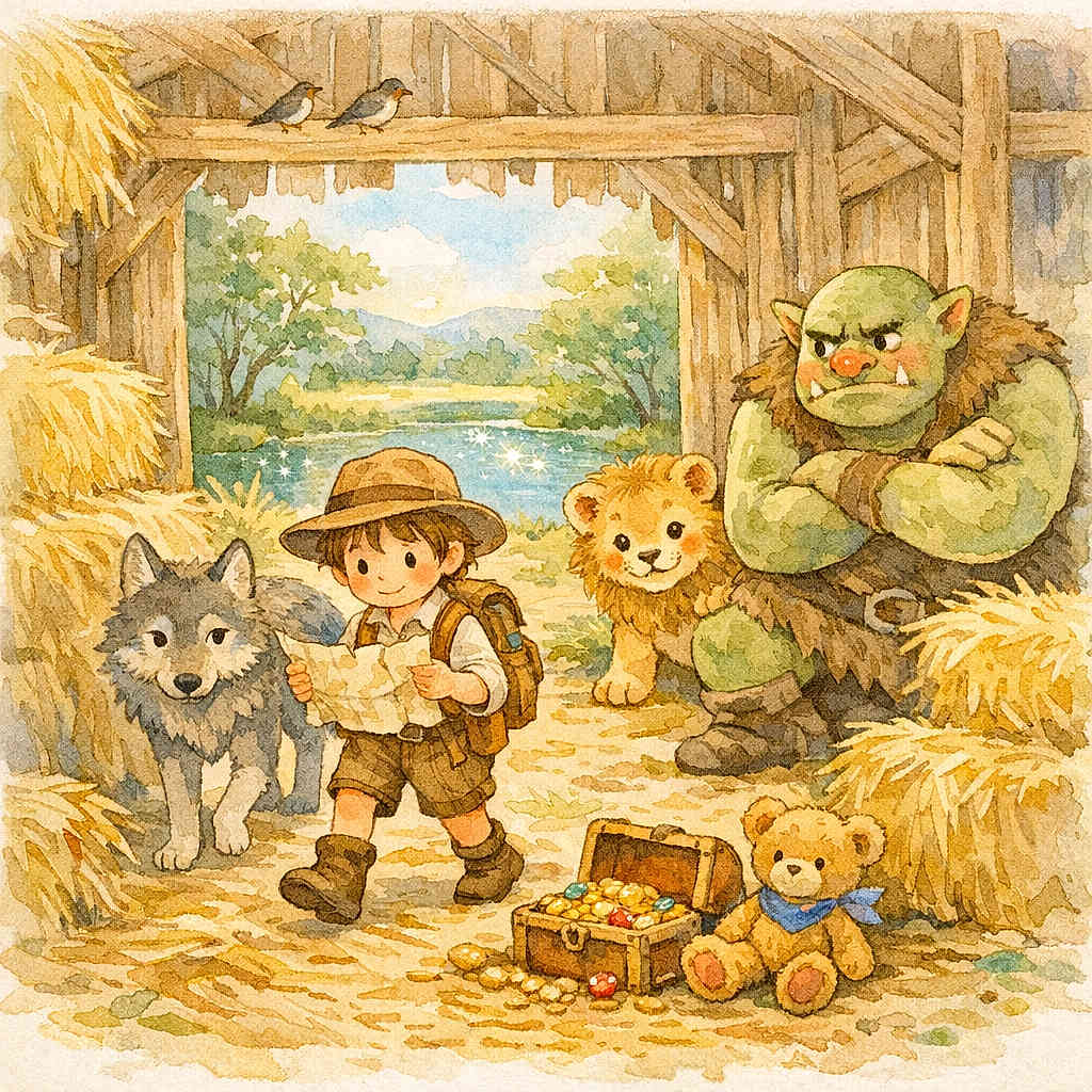 Leão l’explorateur et la Peluche perdue