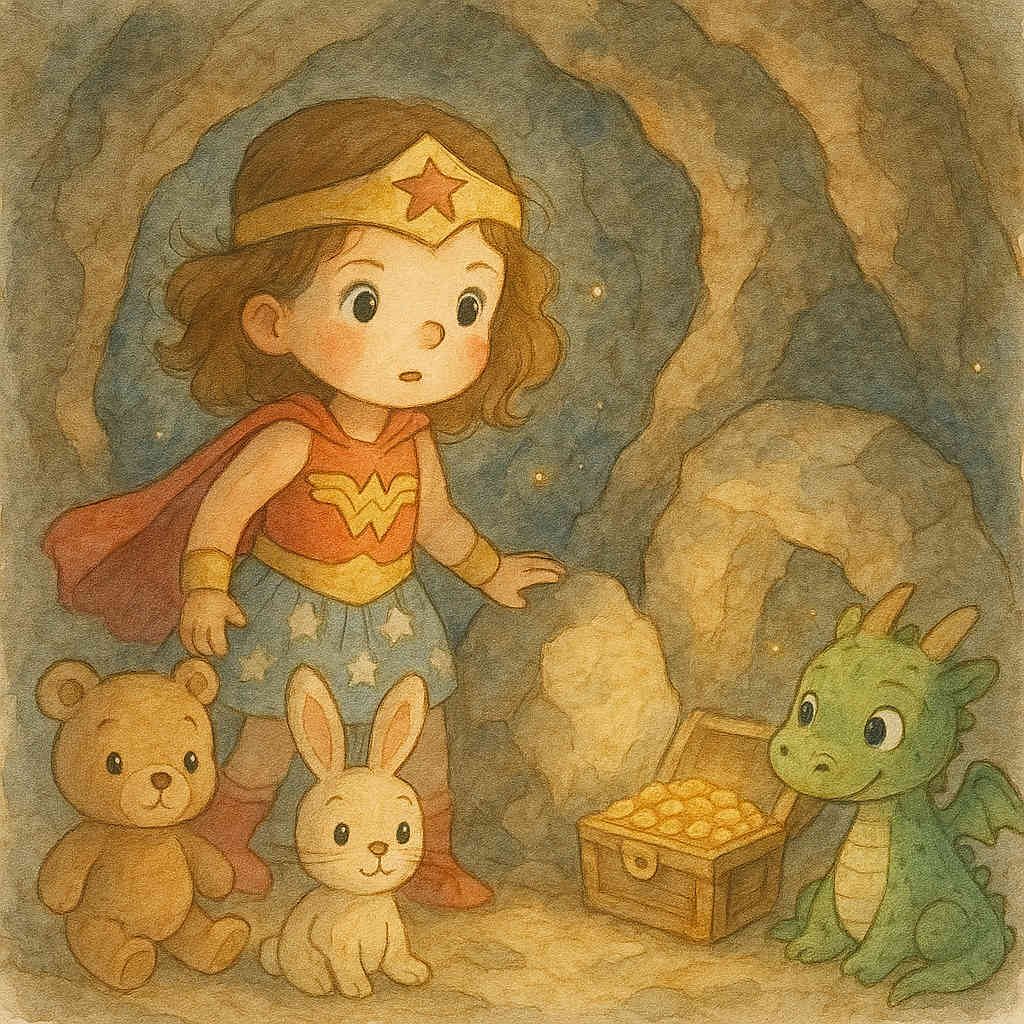 Wonder Woman and the Cave Treasure