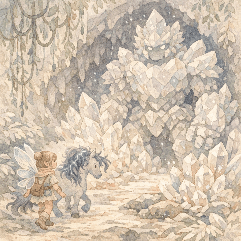 Camille et son cheval mystique