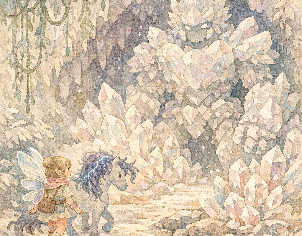 Camille et son cheval mystique