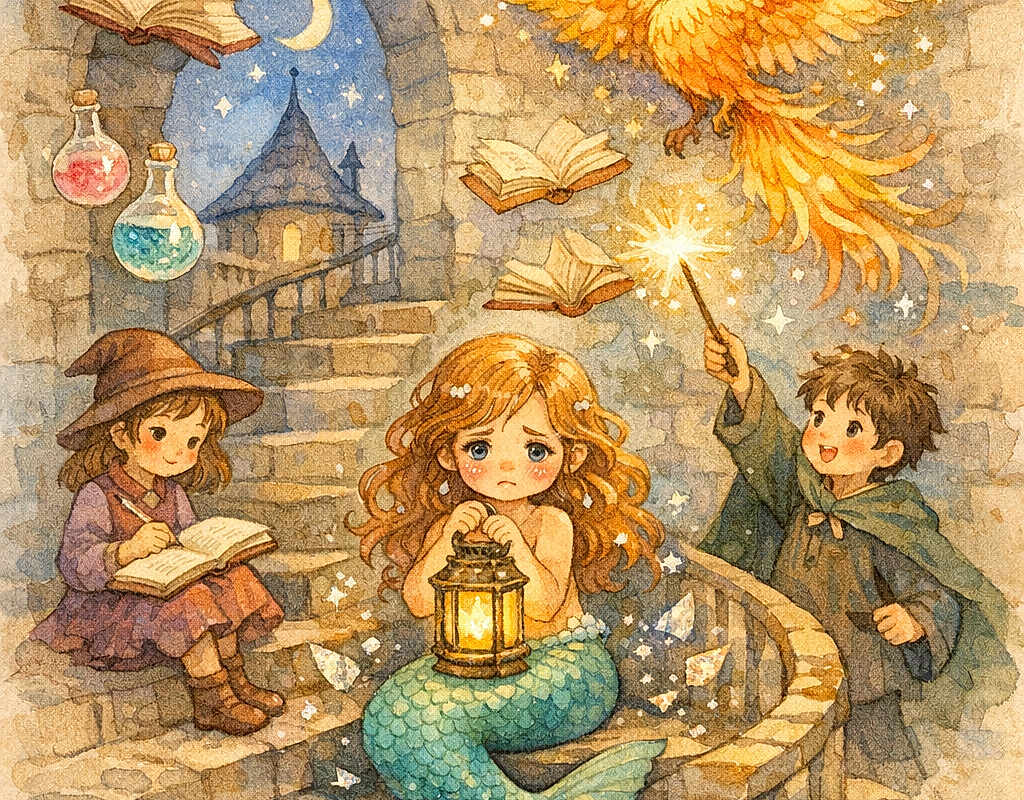 Lya et le coquillage doré de la Tour du sorcier