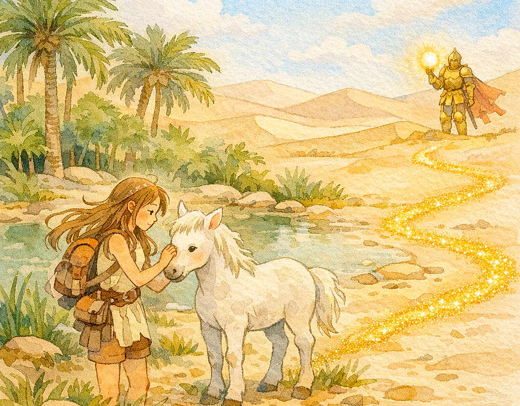 Lévanna et la lumière de l’oasis cachée