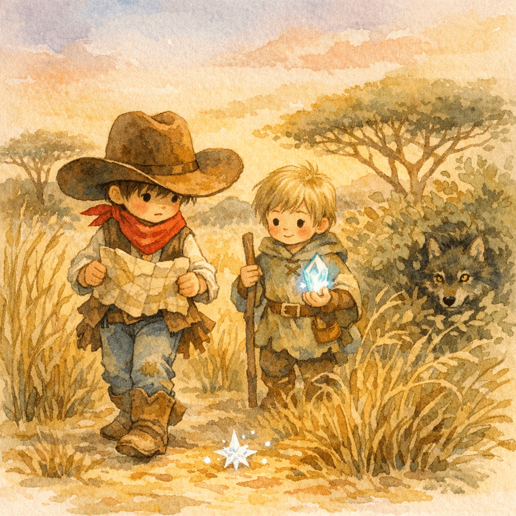 Gabriel, le cowboy et l’étoile de cristal