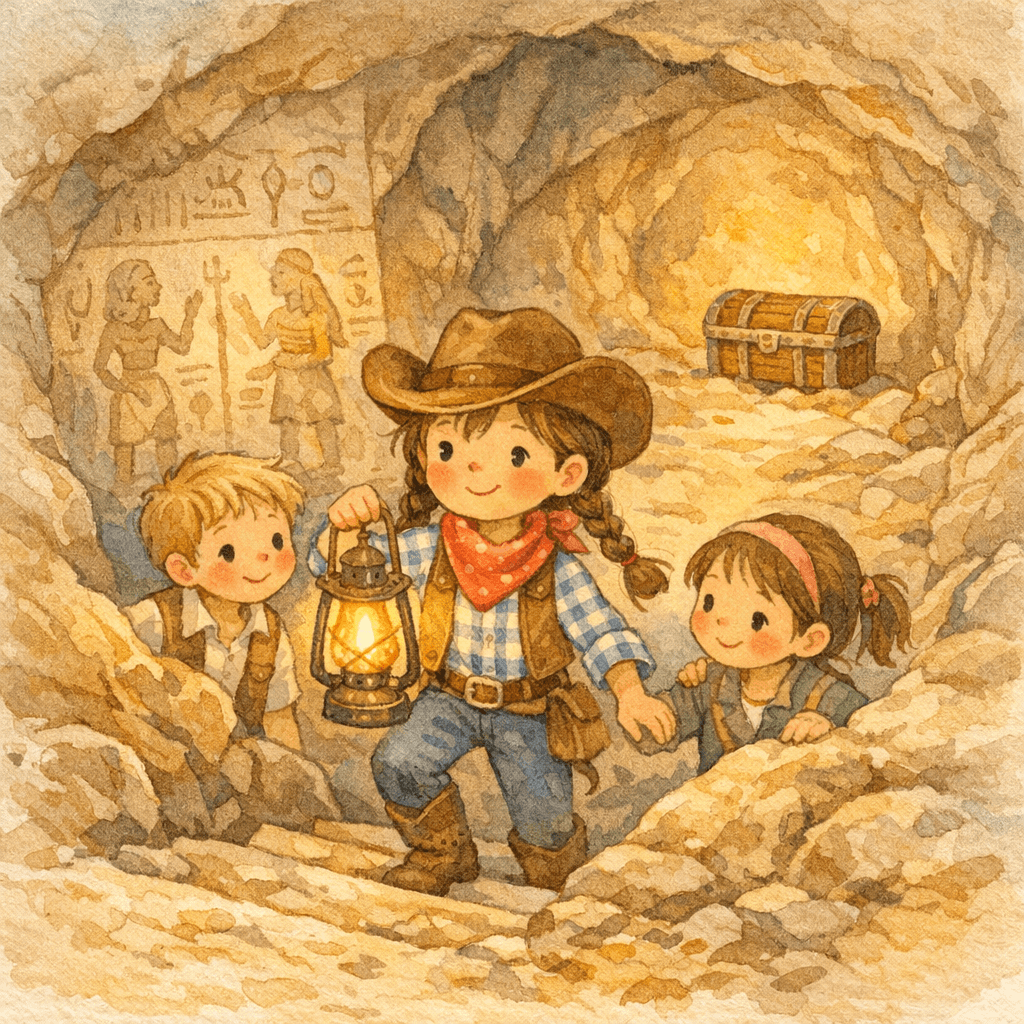 The Cowgirl’s Epic Adventure Beneath the Pyramids