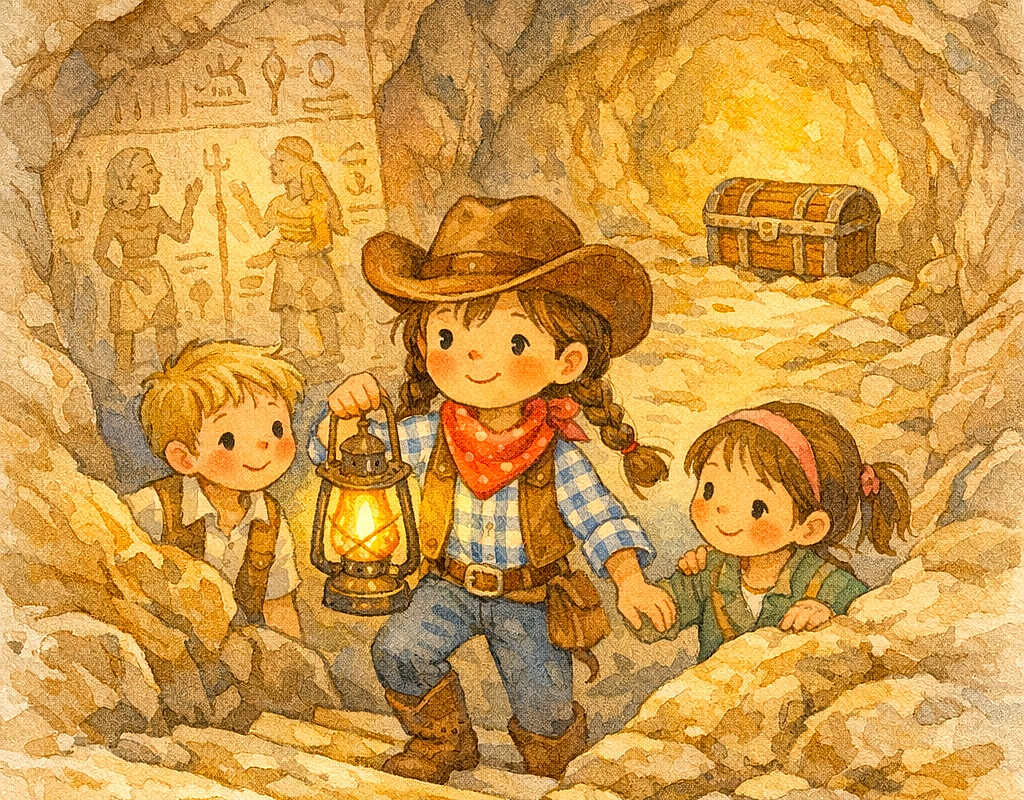 The Cowgirl’s Epic Adventure Beneath the Pyramids