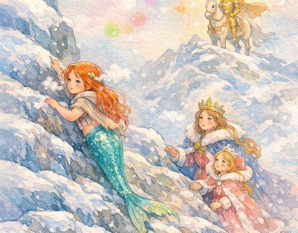 Journi the Mermaid and the Mountain Colors