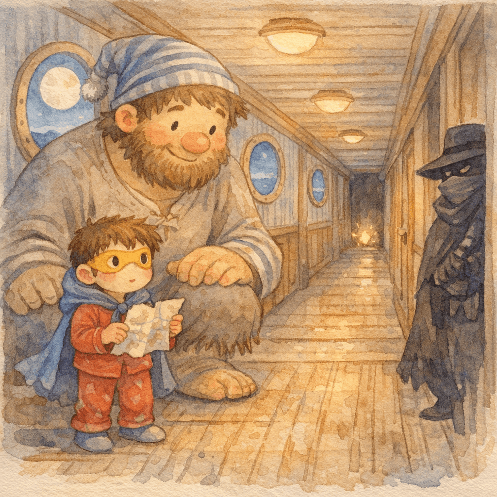 Jr Goes To Bed and the Shiny Night-Lamp