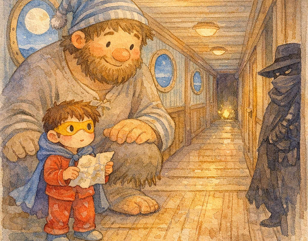 Jr Goes To Bed and the Shiny Night-Lamp