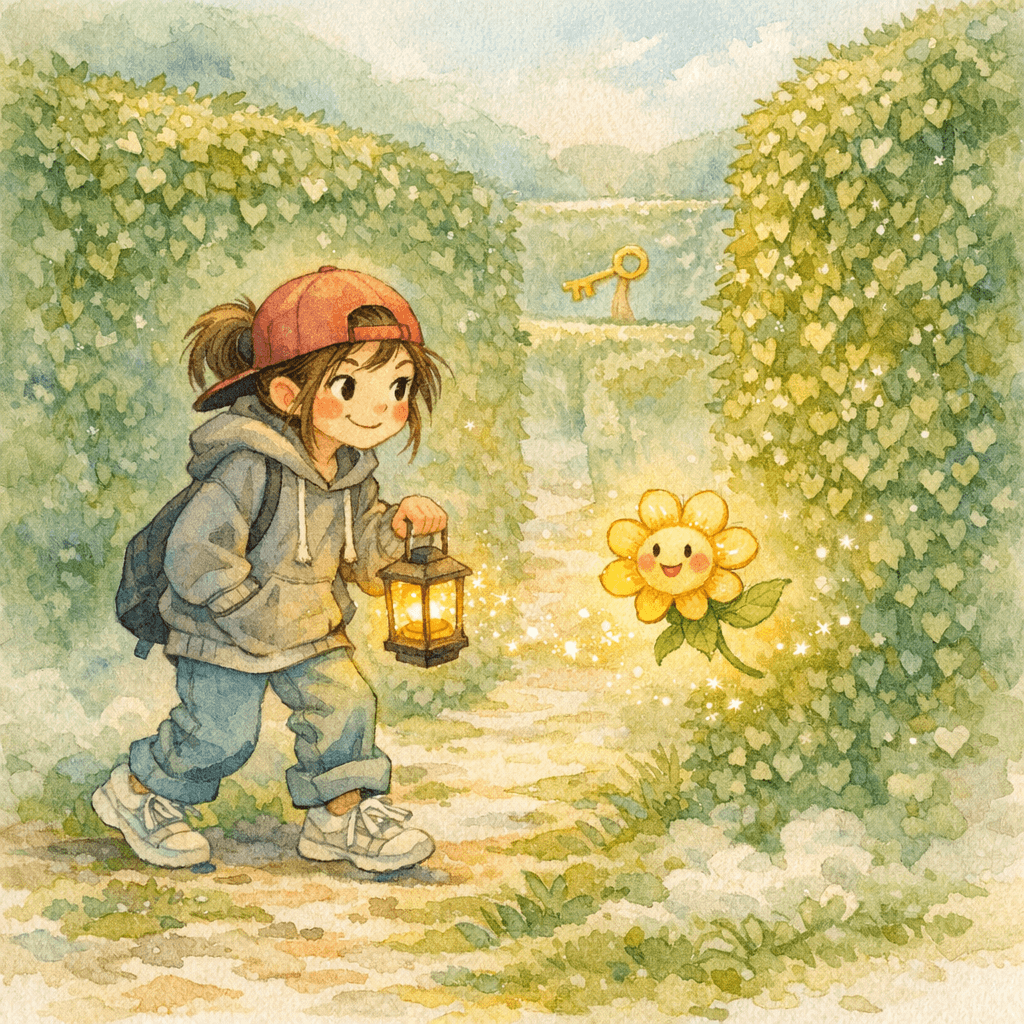 Ange la racaille et la clé dorée du labyrinthe