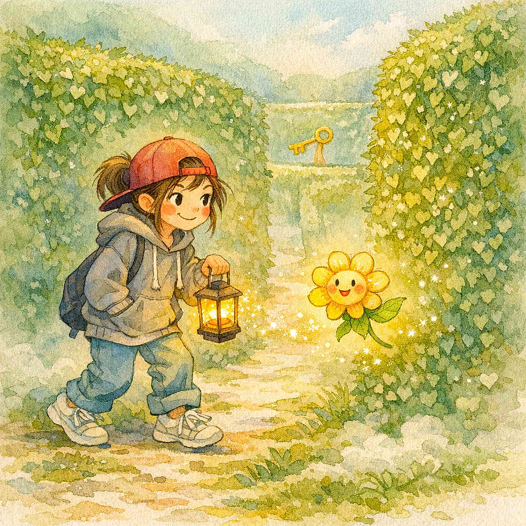 Ange la racaille et la clé dorée du labyrinthe