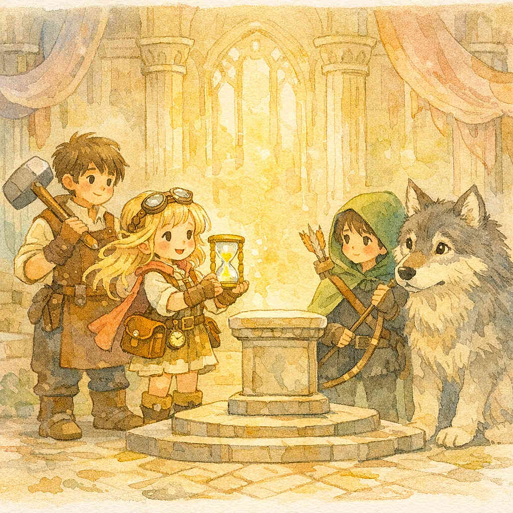 Freyja et le Grand Sablier