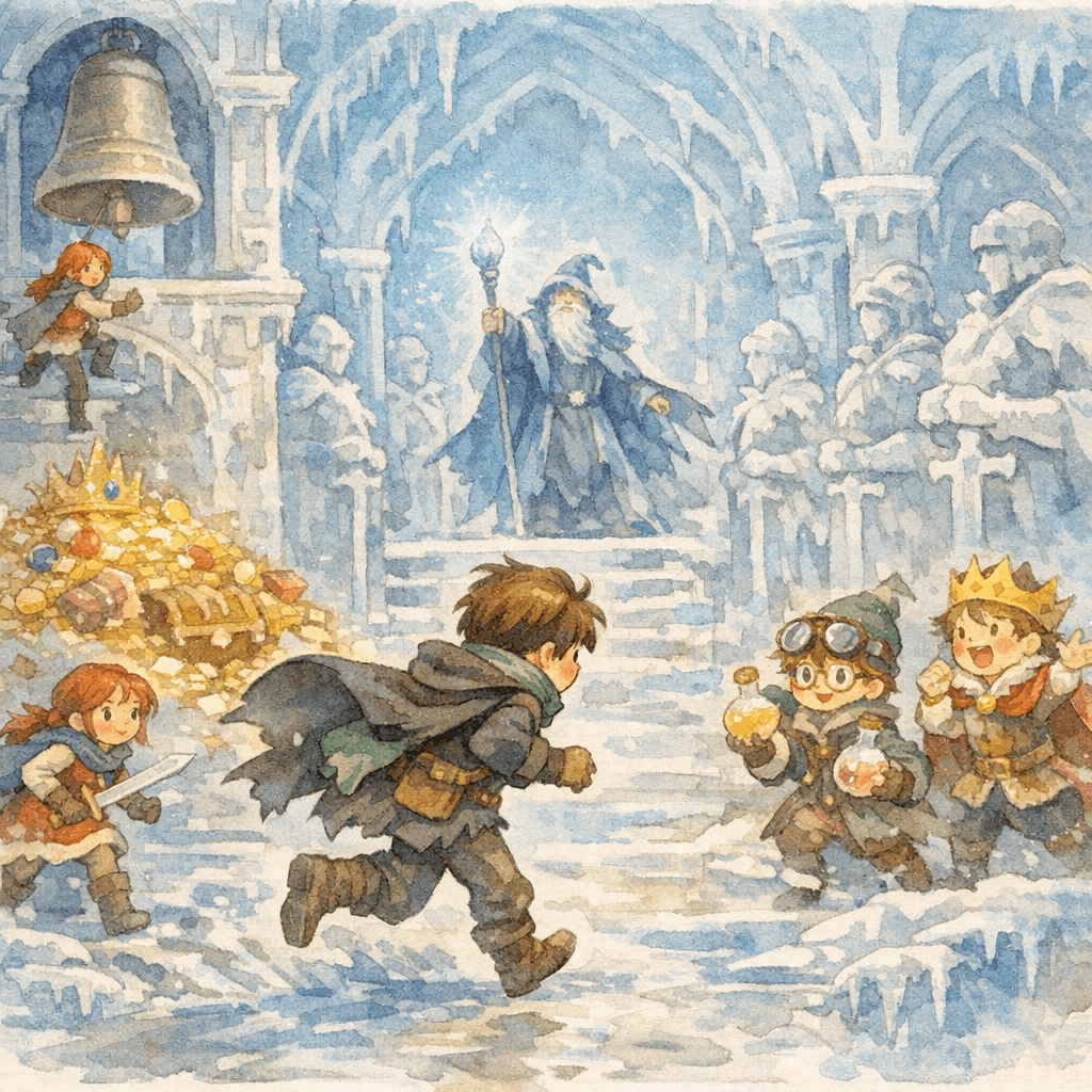 Kenji the Mysterious and the Frozen Time in the Castle