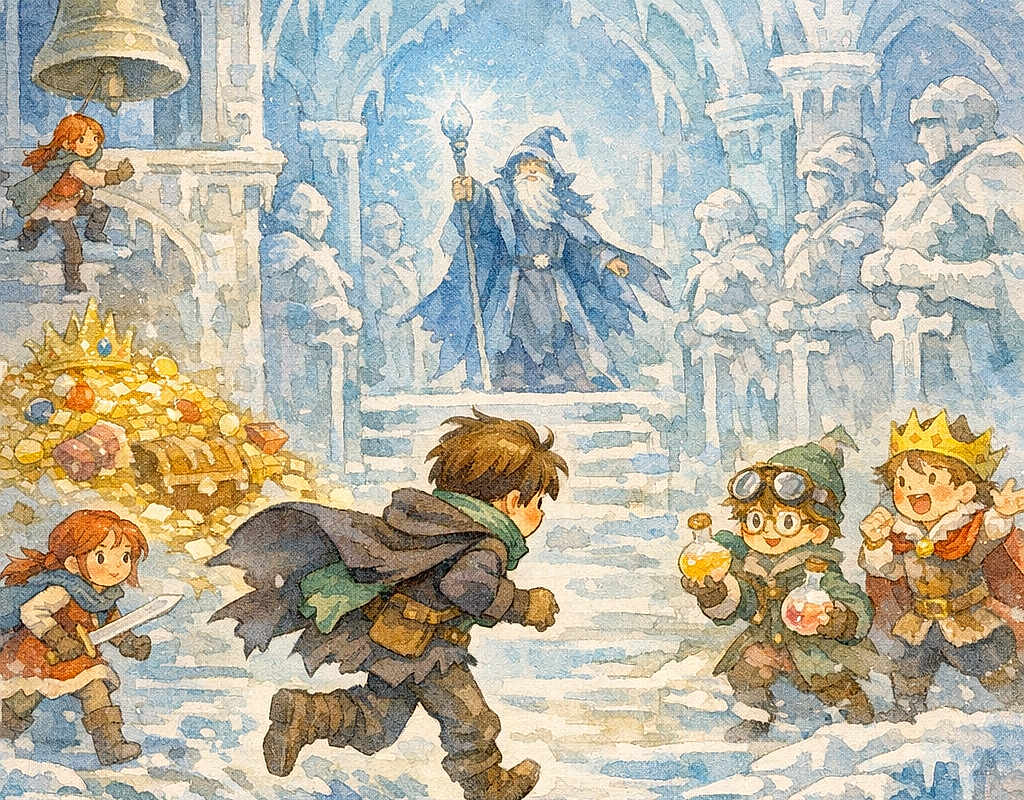 Kenji the Mysterious and the Frozen Time in the Castle