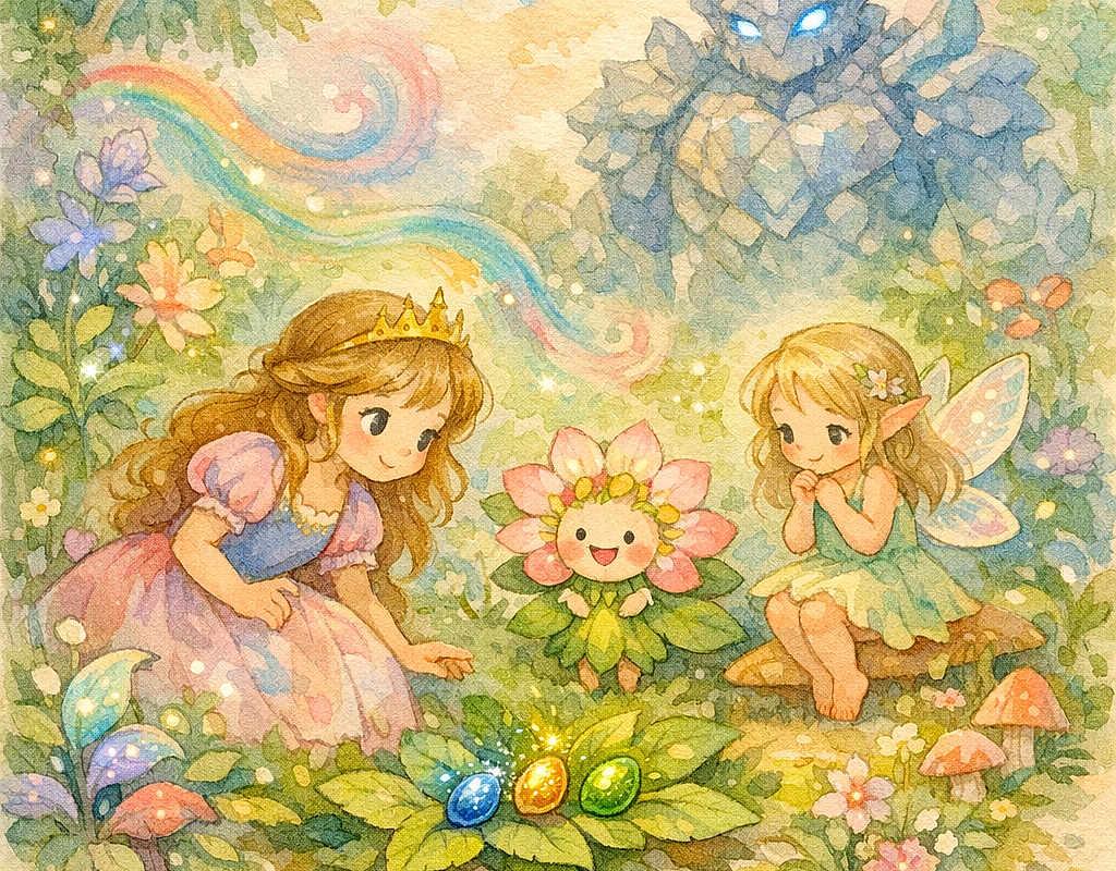 Beautiful Princess and the Sparkle Seeds