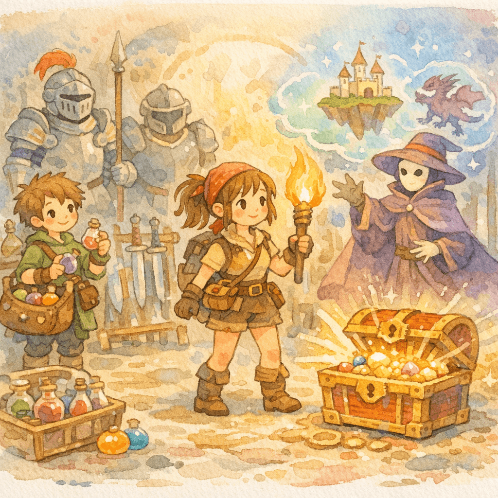 Nawarita et le trésor de l’armurerie enchantée