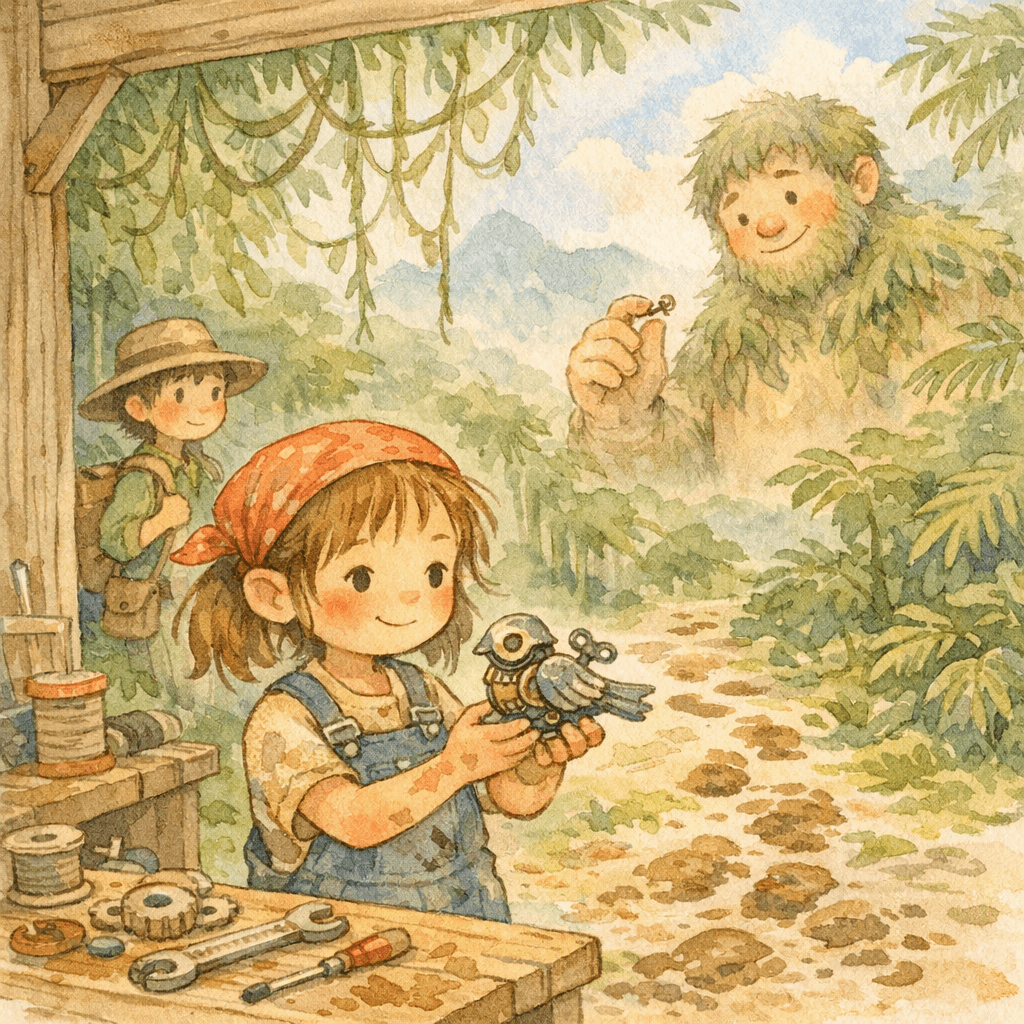 Kinnison and the Tiny Key in the Big Jungle