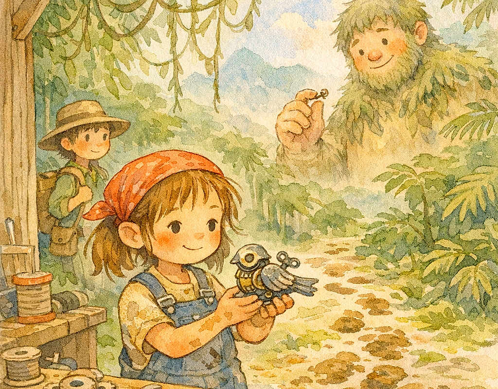 Kinnison and the Tiny Key in the Big Jungle