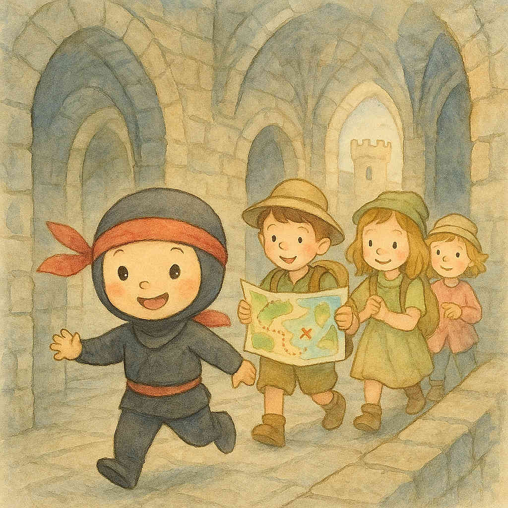 Charles the Ninja Finds Treasure