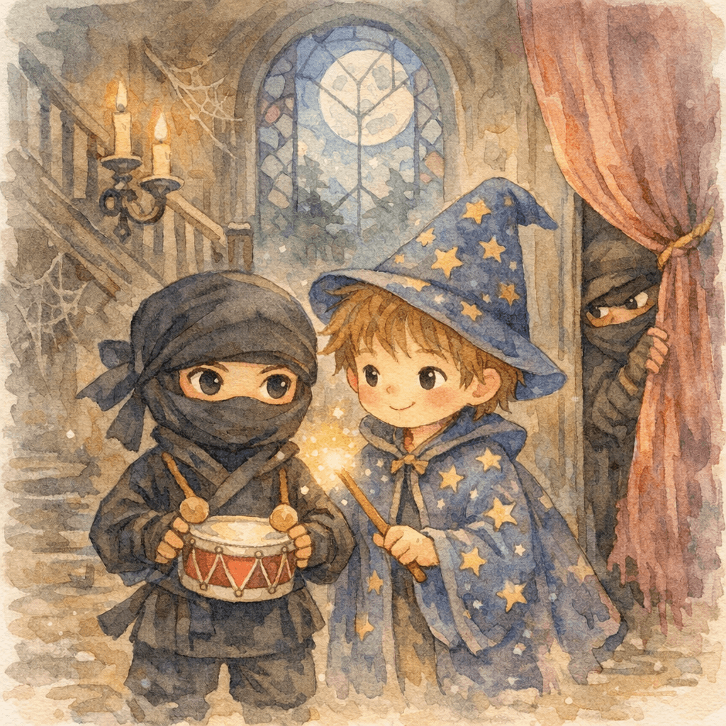 Hunter and the Two Drums