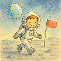 Clément l'astronaute