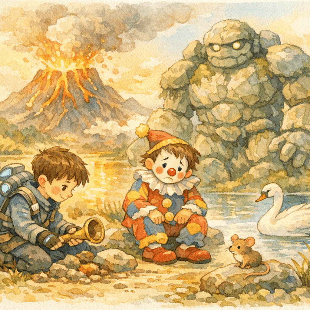 Isaiah and the Volcano Honk