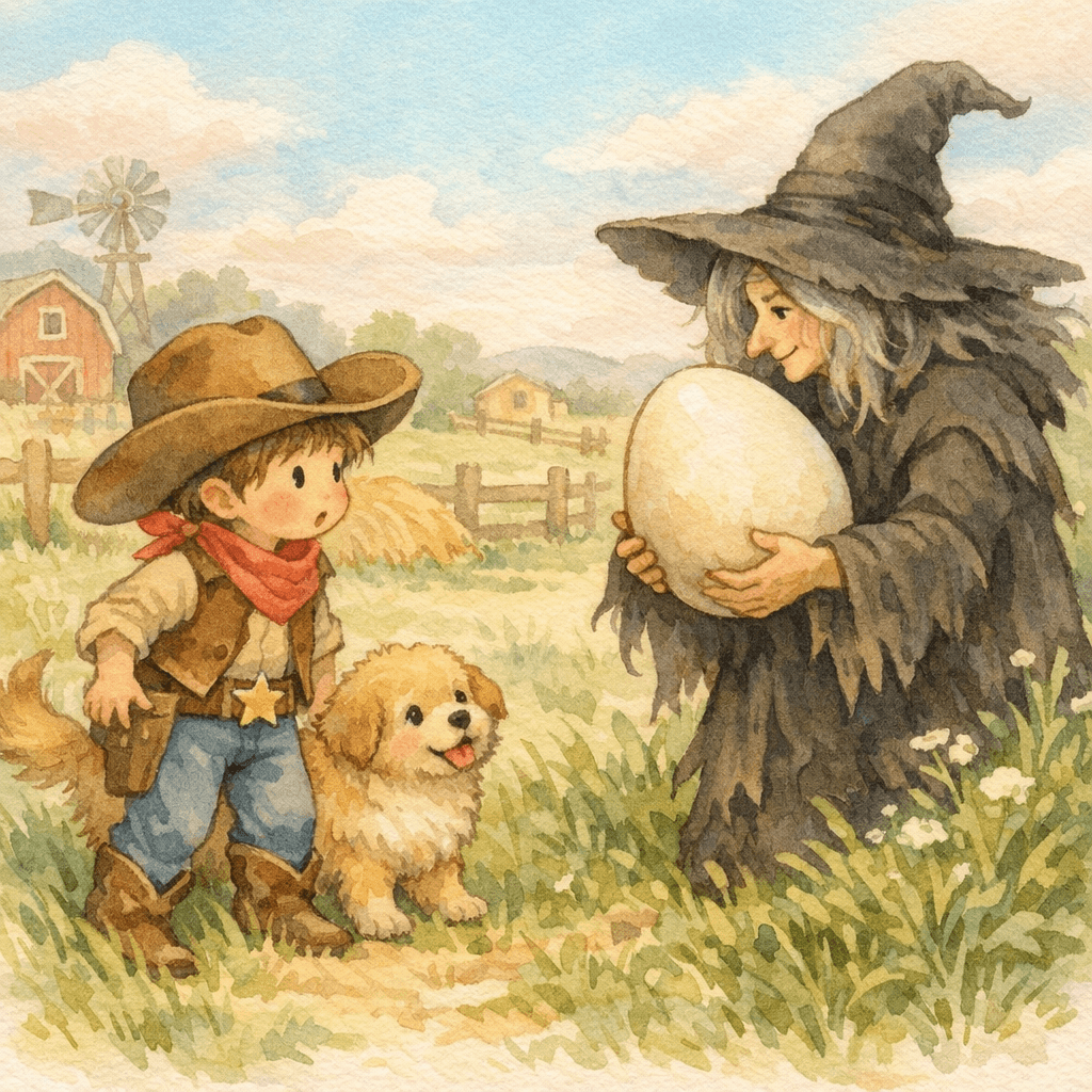 Herman the Cowboy and the Missing Big Egg