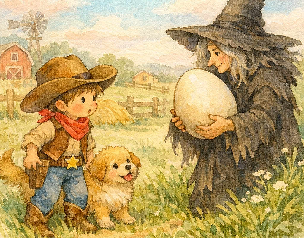 Herman the Cowboy and the Missing Big Egg