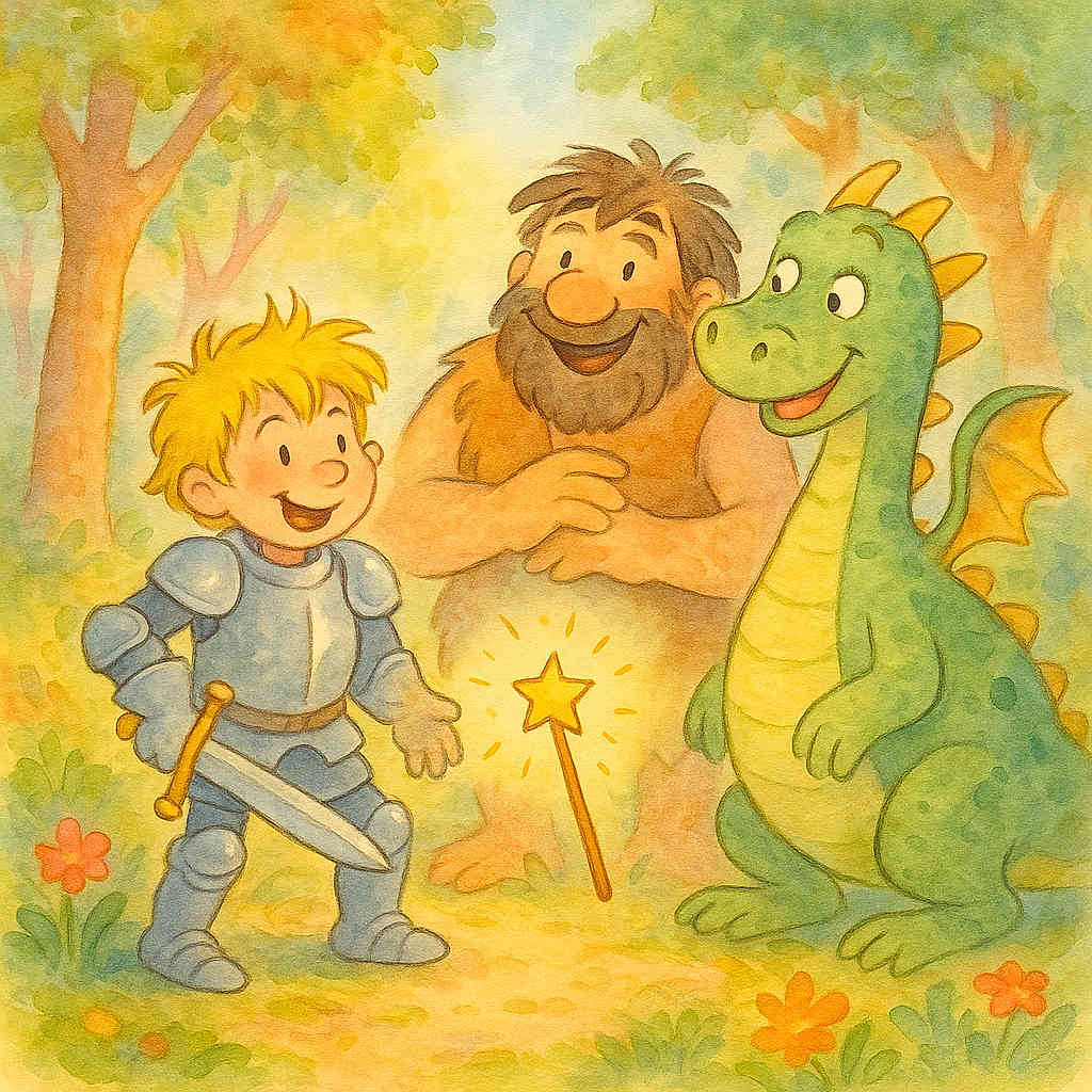 Sir Roman and the Lost Wand