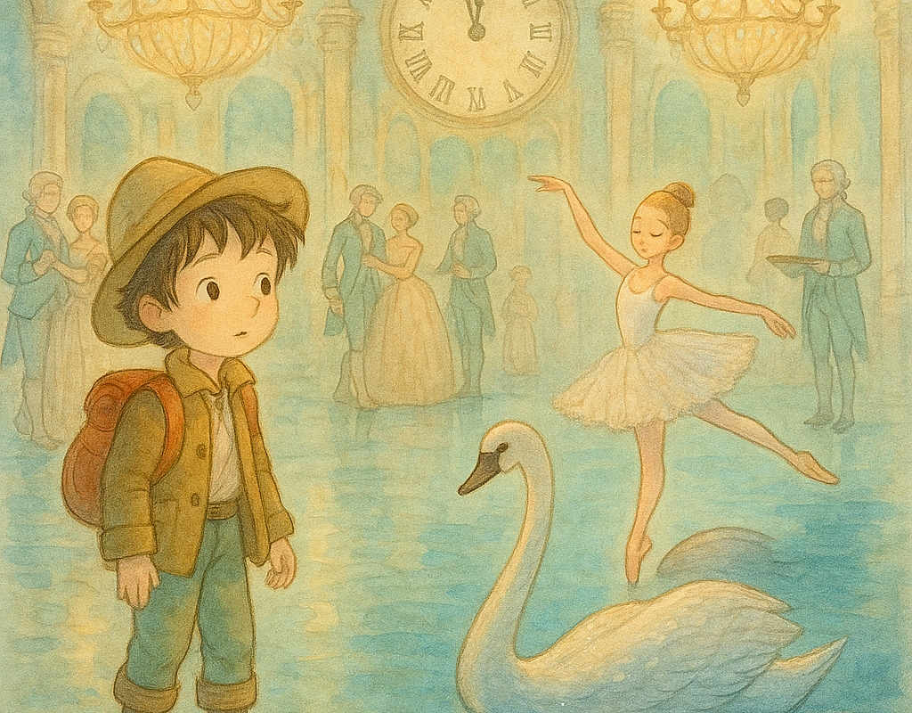 Roman and the Swan Palace's Time Riddle