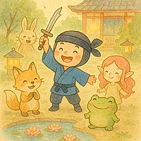 Ninja Vance and the Mystic Courtyard