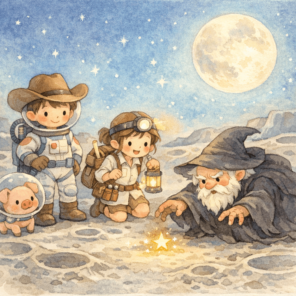 Liam the Moon Cowboy and the Missing Star