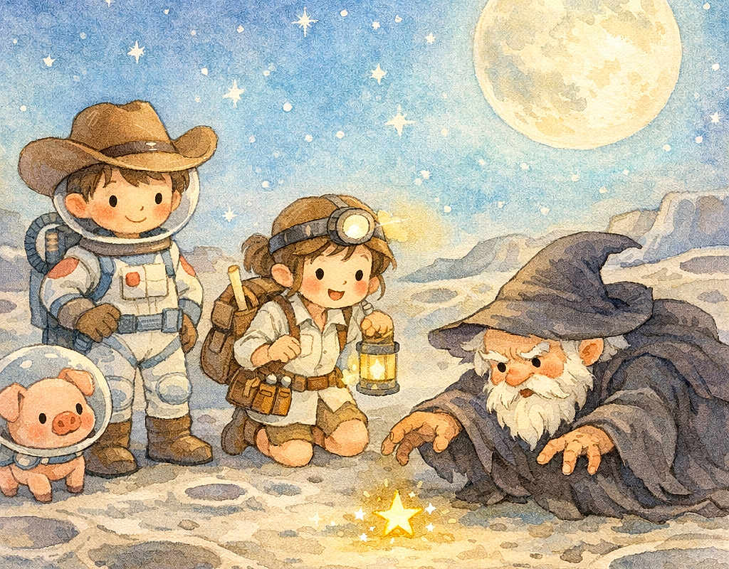 Liam the Moon Cowboy and the Missing Star