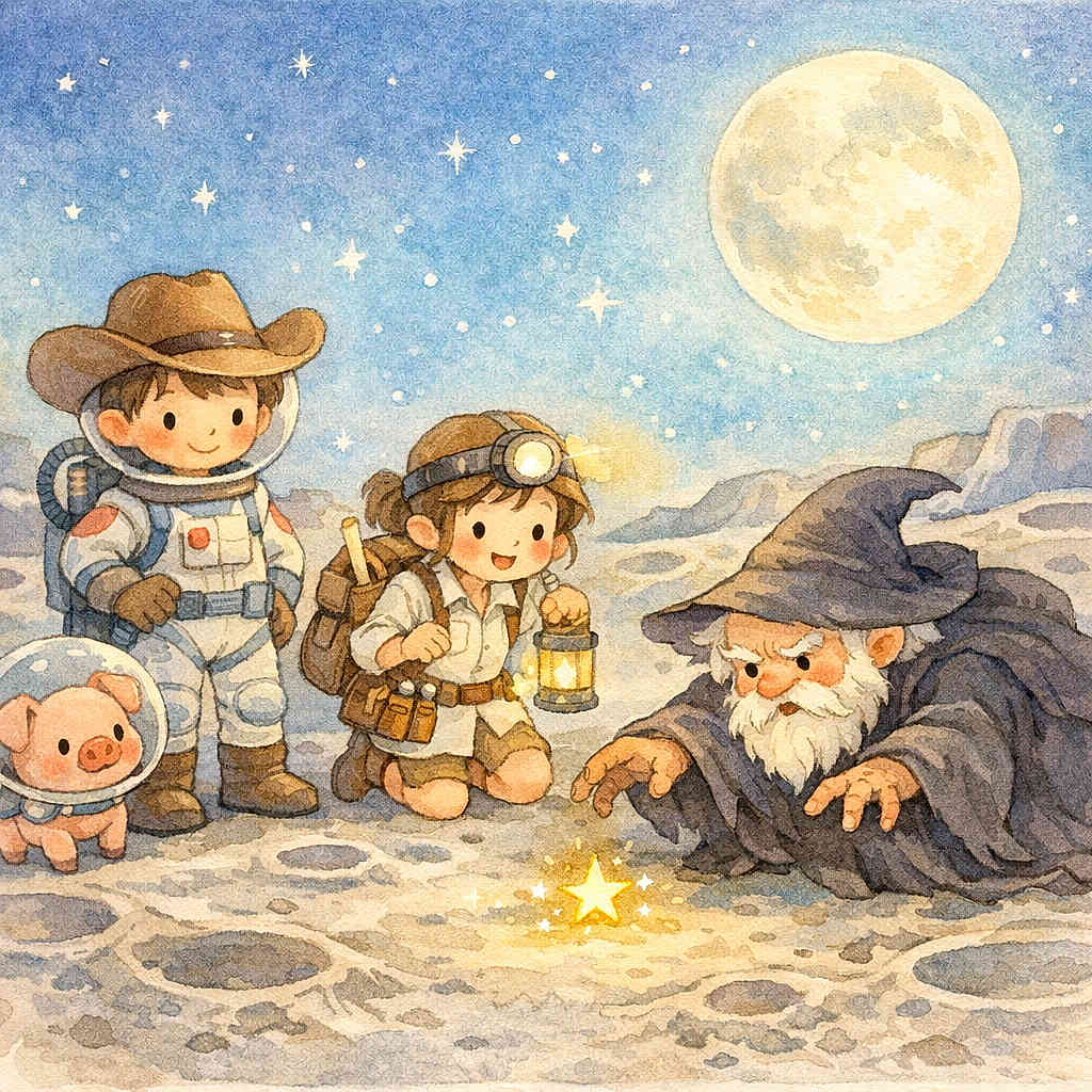 Liam the Moon Cowboy and the Missing Star