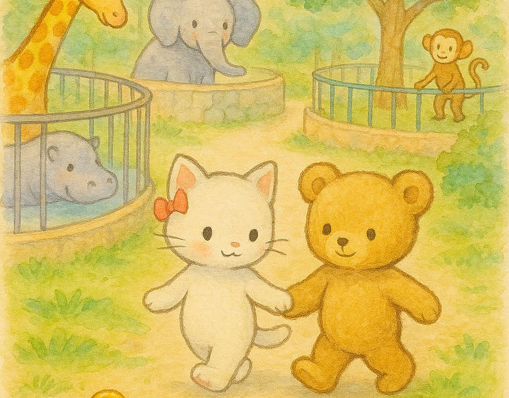 Hello Kitty and the Shiny Zoo Key