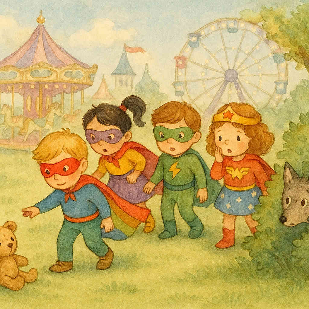 Adam et les meilleurs copains au parc magique