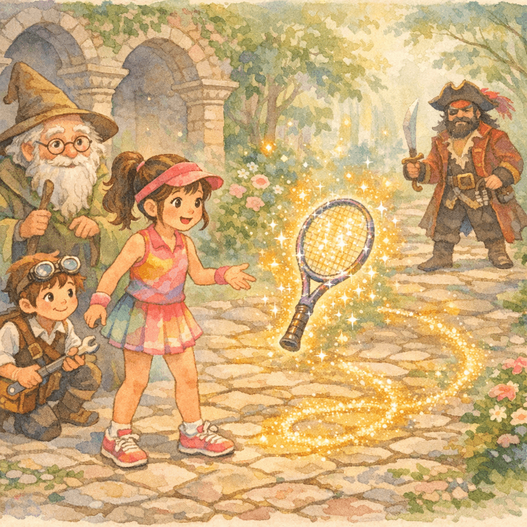 Élya et la raquette enchantée