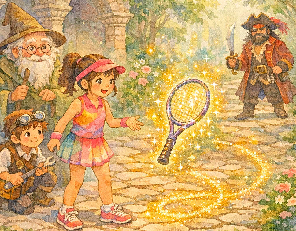 Élya et la raquette enchantée