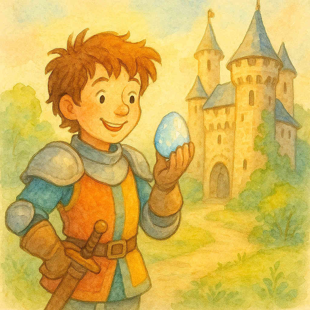 Bruno et la pierre d’œuf magique