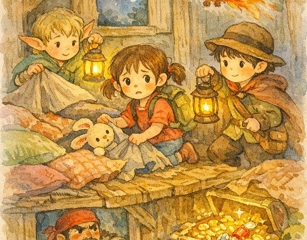 Romy et la mission doudou dans la cabane des arbres