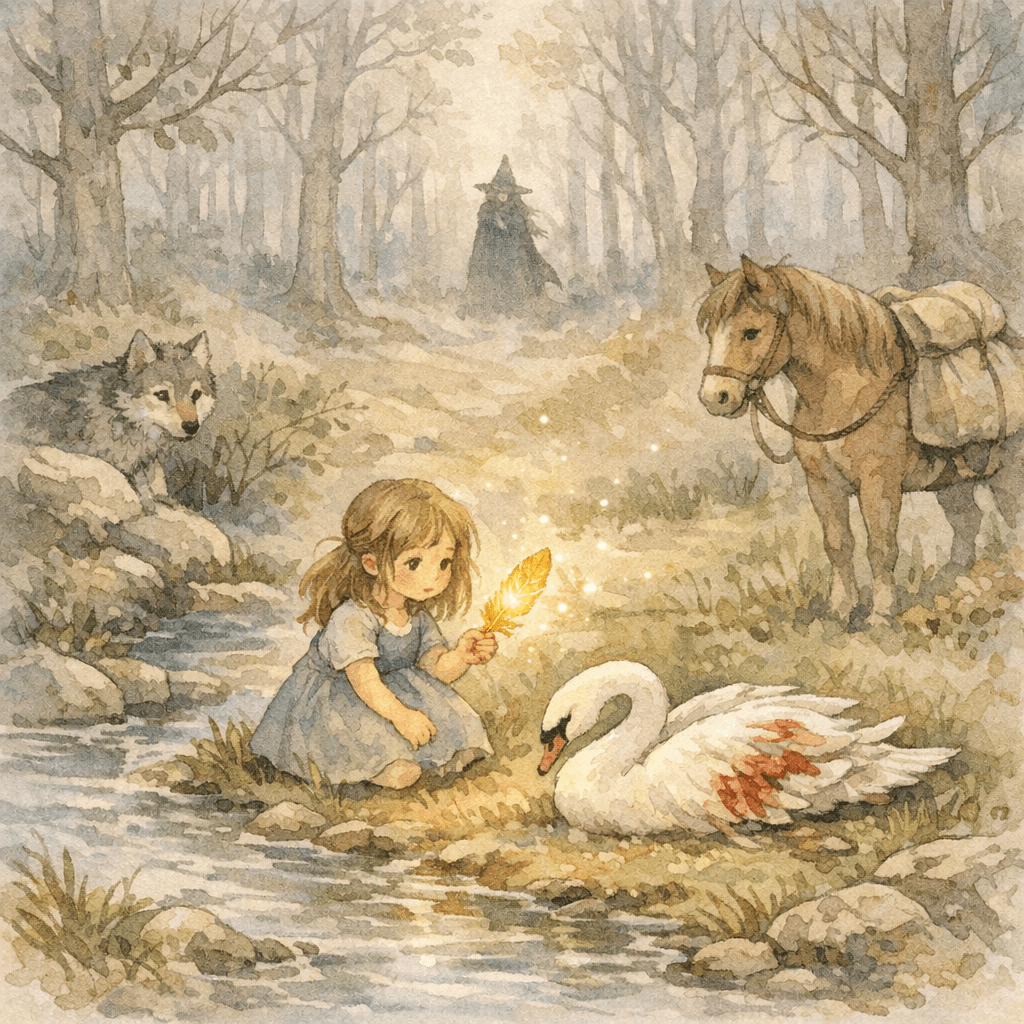 Mia et la plume dorée