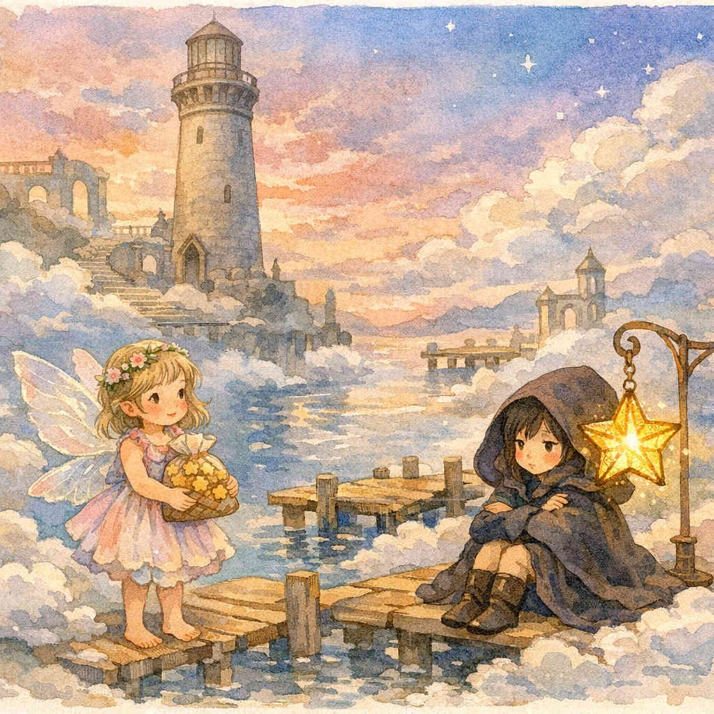 Esmée et l’Étoile-Lampe du Port céleste