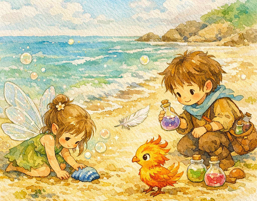Aizzley and the Blue Seashell Trade
