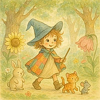 Hana P'tite Puce et le trésor de la forêt enchantée