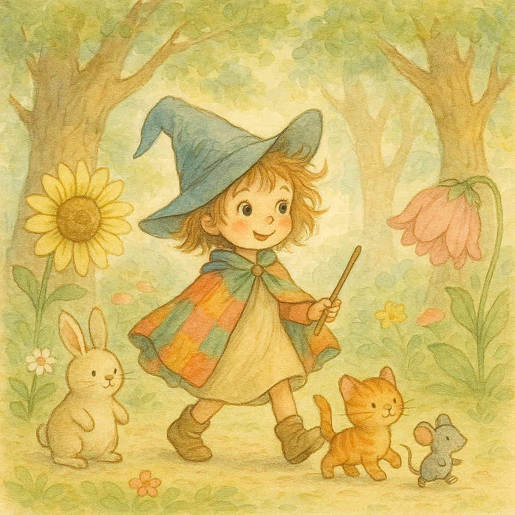 Hana P'tite Puce et le trésor de la forêt enchantée