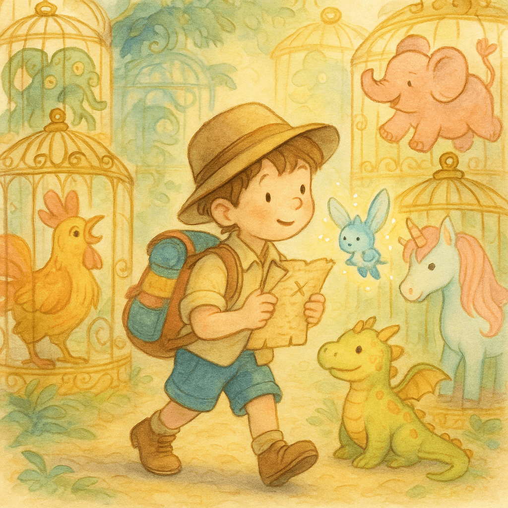 Harry and the Golden Key at the Magical Menagerie