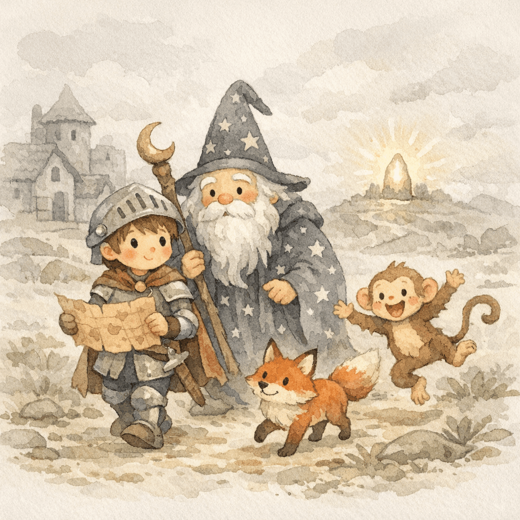 Pierre le chevalier et la pierre de couleur